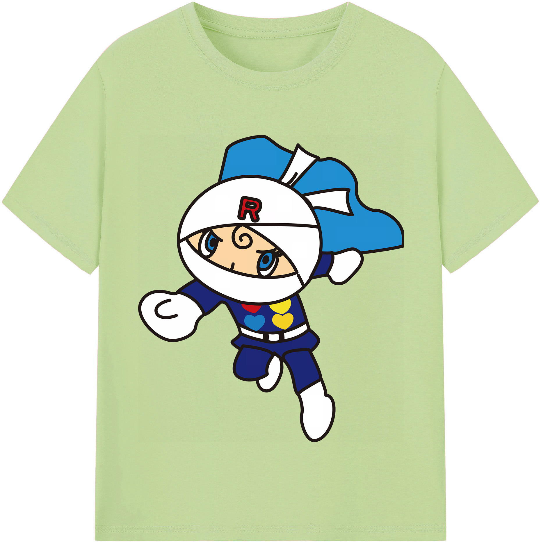 （画像用） アンパンマン Anpanman 綿100％半袖Tシャツ（フロントプリント）